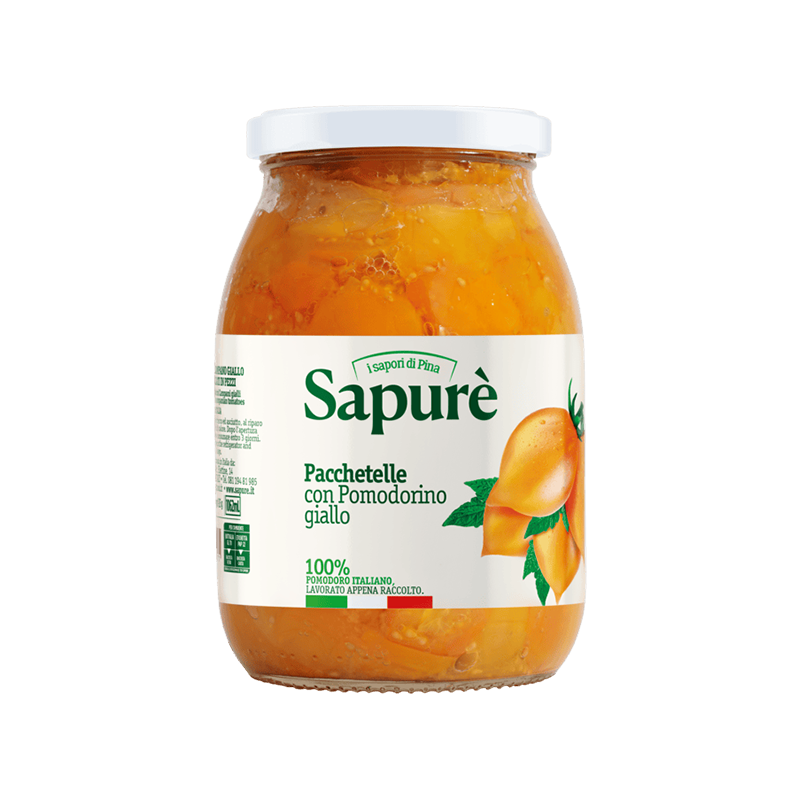 Pomodorini datterino giallo in succo Sapurè