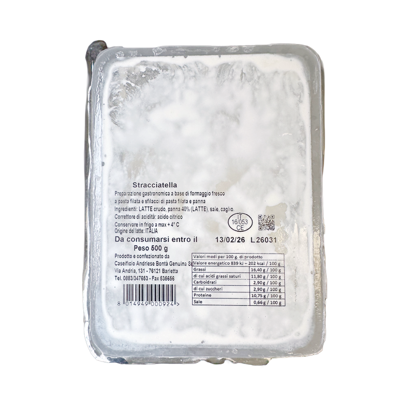 Stracciatella Cas. Andriese